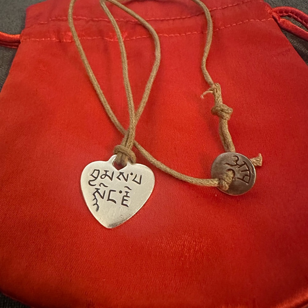Me & ro Love and compassion necklace